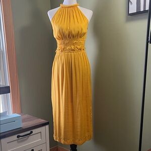 NWT Tahari Golden Yellow Dress
